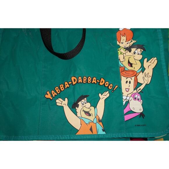 Vintage 1994 The Flintstones Yabba-Dabba-Doo! Messenger Bag | Cartoon Shoulder - Picture 4 of 9